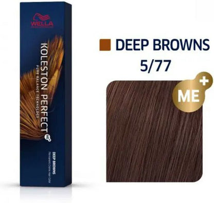 Wella Professionals Koleston Perfect Me+ - Haarverf - 5/77 Deep Browns - 60ml