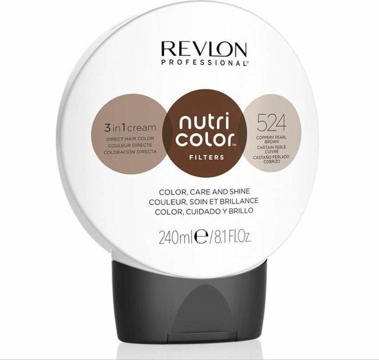 Revlon Nutri Color 524 Coppery Pearl Brown 240 ml