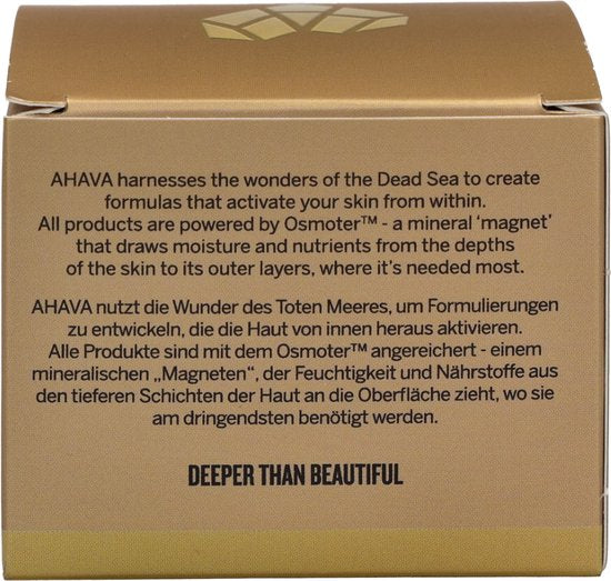 AHAVA Gladmakende Crème met Mineralen uit de Dode Zee | Verfijnt Huidtextuur & Verbetering van Elasticiteit | Intensieve Hydratatie | Gezichtsverzorgi