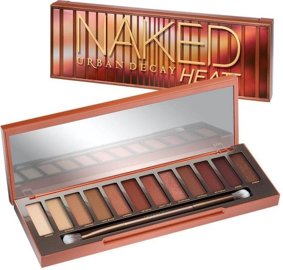 Urban Decay Naked Heat Oogschaduw Palette - 12 amberkleurige neutrale tinten