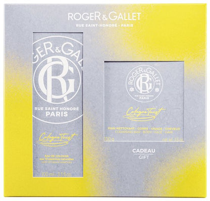Roger & Gallet Cologne Twist Eau de Cologne 100 ml + Gratis 100g Reinigingsreep Voor Gezicht en Haar