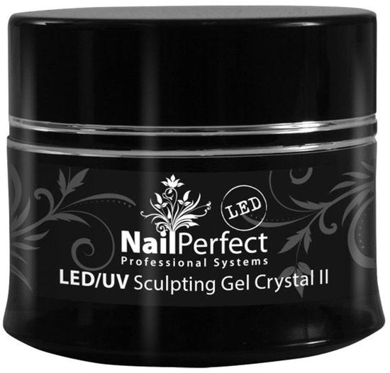 NailPerfect LED/UV Sculpting Gel Crystal II - 45gr