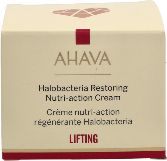AHAVA Halobacteria Crème | Herstelt & Voedt Rijpere Huid | Anti-Rimpel & Verhelderend | Gezichtscreme voor mannen & vrouwen | Anti-aging Dagcreme | 50