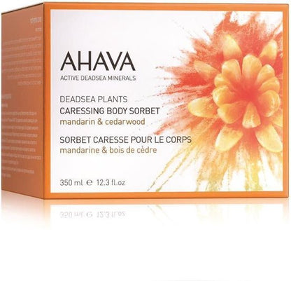 AHAVA Lichaamssorbet | Hydraterend & Verfrissend | Verbetert Soepelheid | Energieke Mandarijn Cederhout Geur | Lotion voor Mannen & Vrouwen | Body Cre