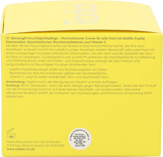 Rodial - Bee Venom Moisturiser - 50 ml