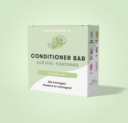 ShampooBars - Conditioner Bar Aloë Vera - Komkommer voor alle haartypes - 45g