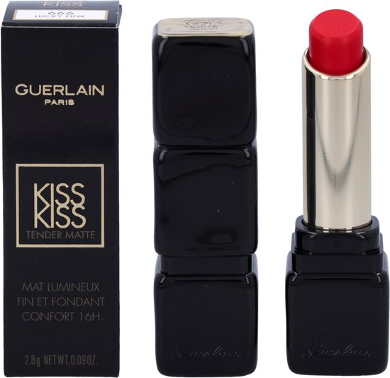 Guerlain Lipstick Lip Make-up Kiss Kiss Tender Matte 666 Lucky Pink