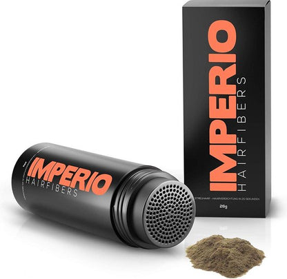 IMPERIO Premium Haarvezels Lichtbruin | Kaalheid Mannen | Alopecia Vrouwen, 100% Onzichtbaar