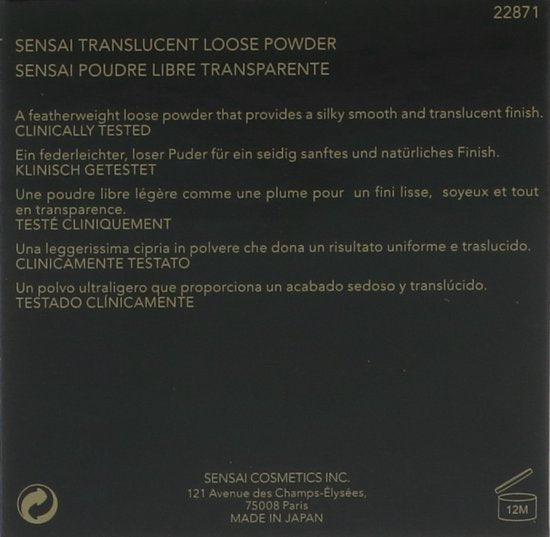 SENSAI Loose Powder Translucent Poeder 20 gr