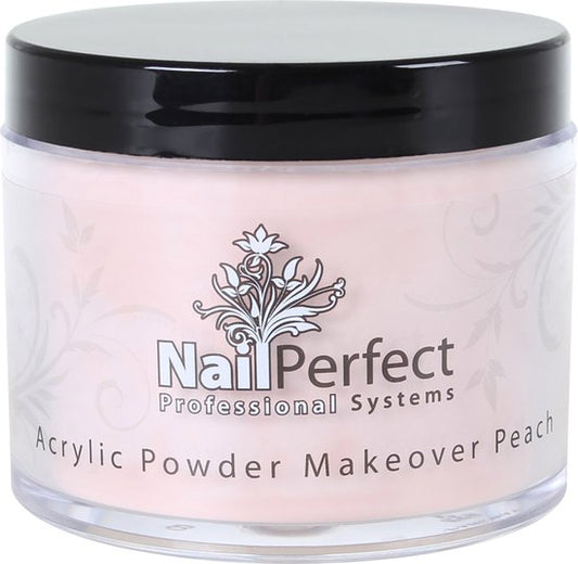 Nail Perfect - Makeover Acrylic Powder - Peach - 100 gr