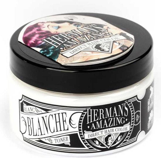 Blanc Blanche Toner. semi permanente haarverf - 115 ml - Hermans Amazing Haircolor