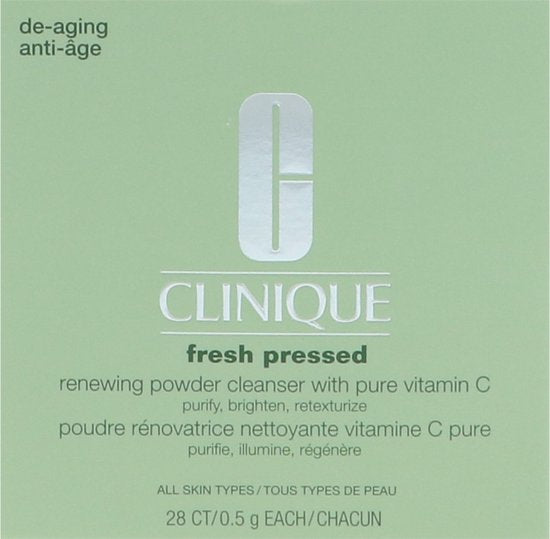 Clinique | Fresh Pressed Renewing Powder Cleanser With Pure Vitamin C | 28 st., 14g