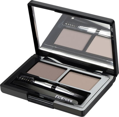 Pupa Eyebrow Design Set - 003 Dark Brown