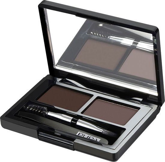 Pupa Eyebrow Design Set - 003 Dark Brown