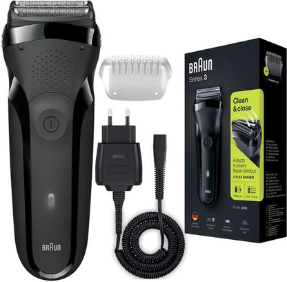 Braun Series 3 300s - Elektrisch Scheerapparaat - 3-Flex Scheerkop - Wet & Dry - NiMH Batteri