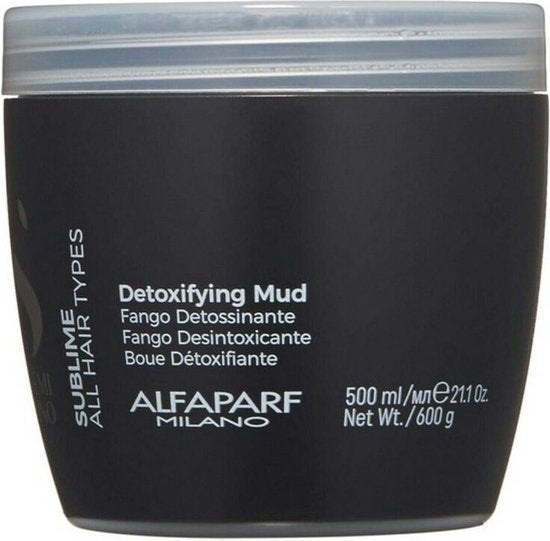 Mask Semi Di Lino Sublime Detoxifying Mud Alfaparf Milano (500 ml)