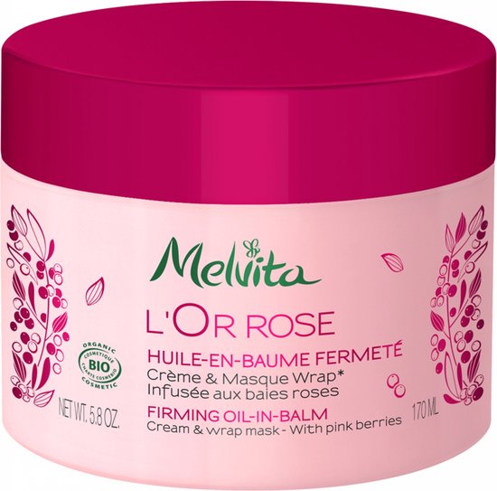 Melvita Crème L'Or Rose Huile-En-Baume Fermeté Masque