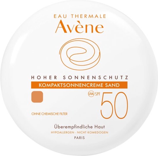 Avène Zon Compact Crème Sable SPF50 - Zonnebrand - 10 ml
