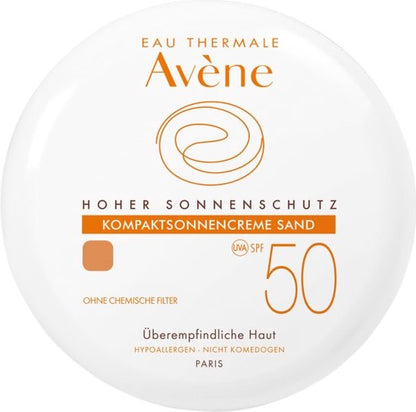 Avène Zon Compact Crème Sable SPF50 - Zonnebrand - 10 ml