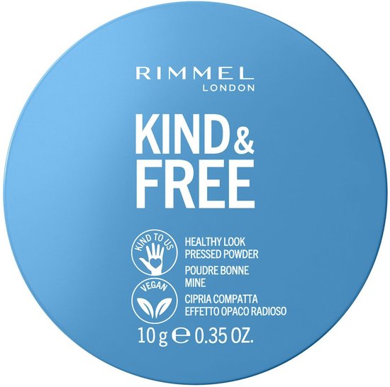 Rimmel London KIND & FREE Vegan Pressed Powder Gezichtspoeder 010 Fair