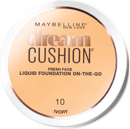 Maybelline Dream Cushion On-The-Go Liquid Foundation - 10 Ivory