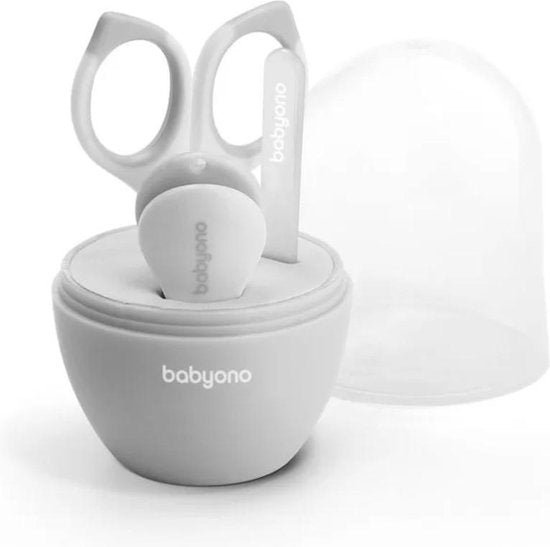 BabyOno |baby manicureset grijs|0+