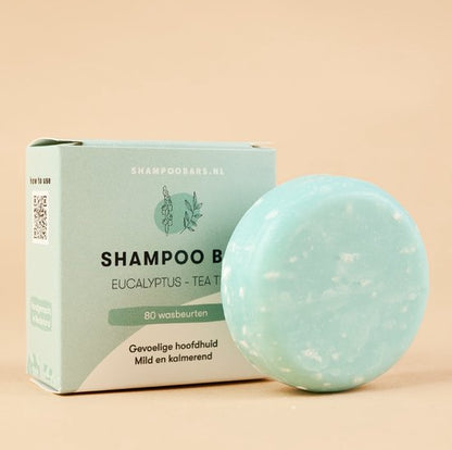 ShampooBars - Shampoo Bar Eucalyptus - Tea Tree Gevoelige hoofdhuid - 60gr