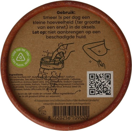 HappySoaps Natuurlijke Deodorant - Sweet Roots