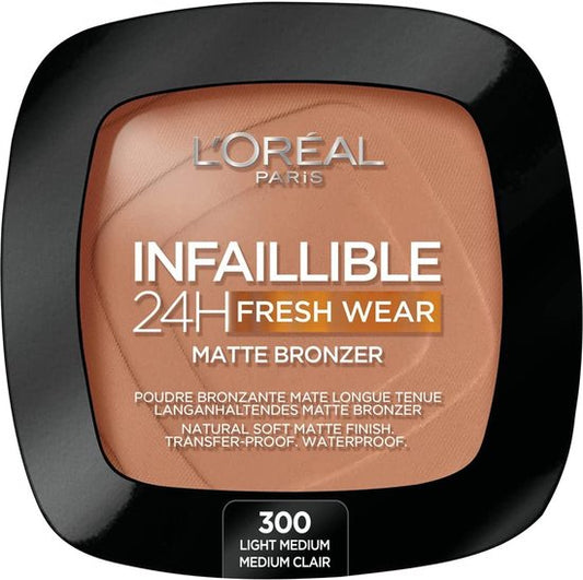 L'Oréal Infallible 24H Fresh Wear Matte Bronzer - 300 Light Medium