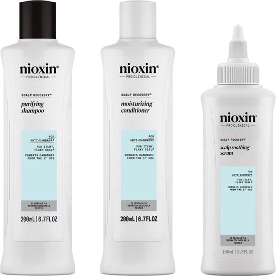 Nioxin - Scalp Recovery Anti-Dandruff Kit - 200+200+100ml