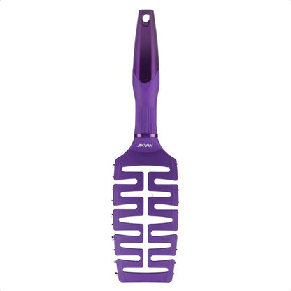 Max Pro Detangler Haarborstel Blueberry Bliss - Antiklit - Haar borstel - Jongens en meisjes - Comb - Brostel - Paars - Zwijnenhaar borstel