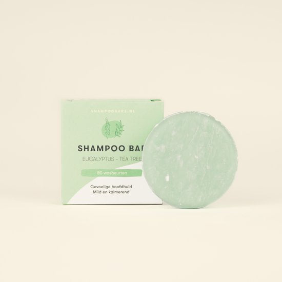 ShampooBars - Shampoo Bar Eucalyptus - Tea Tree Gevoelige hoofdhuid - 60gr