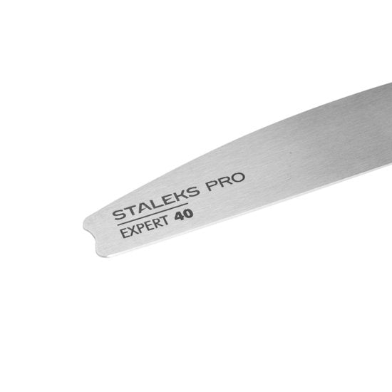 Staleks Metal base | Expert 40 | voor maanvormige (crescent) vervangbare nagelvijl | RVS