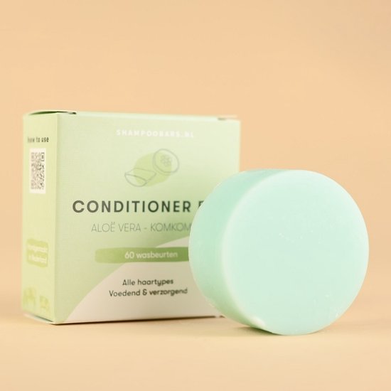 ShampooBars - Conditioner Bar Aloë Vera - Komkommer voor alle haartypes - 45g