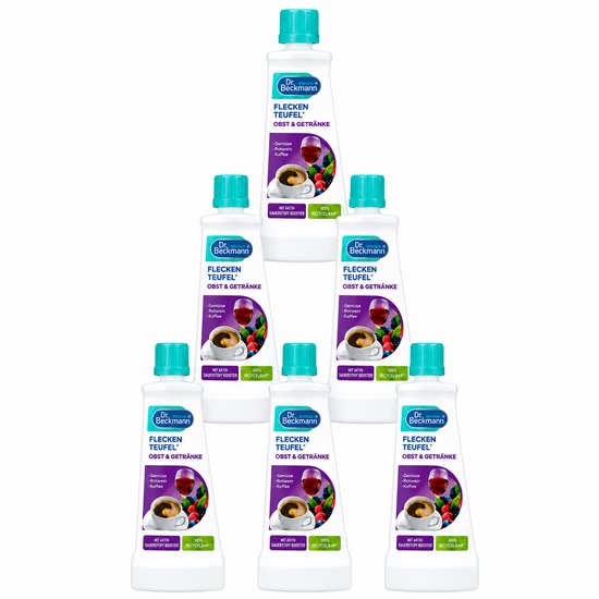 Dr Beckmann Vlekkenduivel Fruit & Drank - 6x50gr - Voordeelverpakking