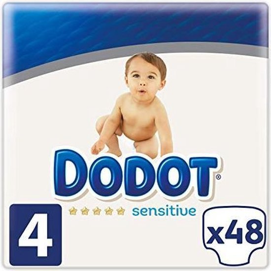 Wegwerpluiers Sensitive Dodot Maat 4 (48 uds)