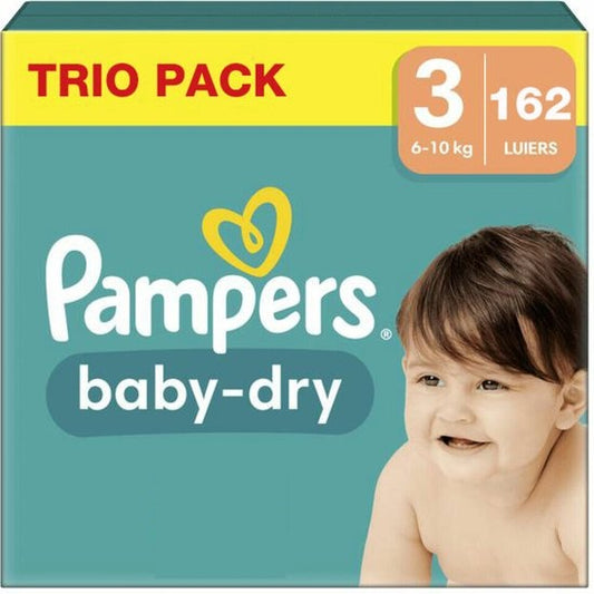 3x Pampers Baby Dry Luiers Maat 3 (6-10 kg) 54 stuks