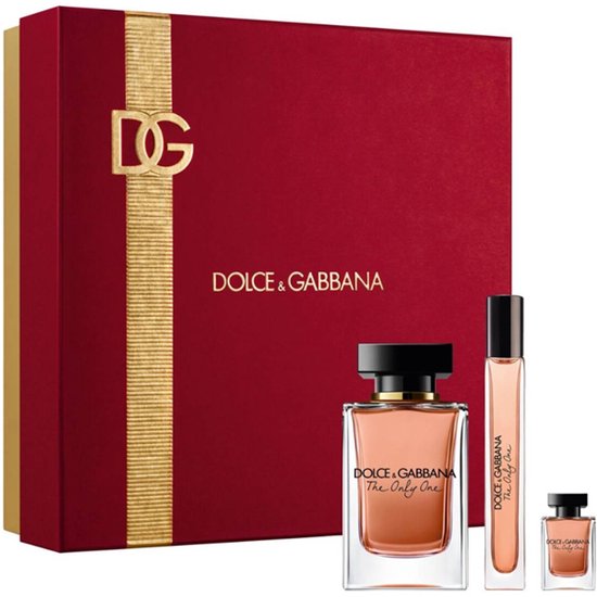 Dolce & Gabbana The Only One Giftset - 100 ml eau de parfum spray + 10 ml eau de parfum tasspray + 5 ml eau de parfum - cadeauset voor dames
