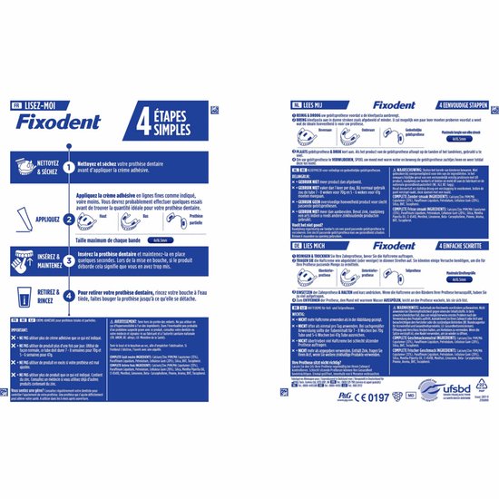 Fixodent Kleefpasta Complete Fresh - 47 gr