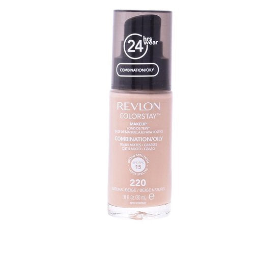 Revlon Colorstay Foundation With Pump - 220 Natural Beige (Oily Skin)