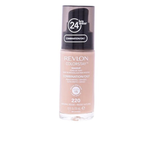 Revlon Colorstay Foundation With Pump - 220 Natural Beige (Oily Skin)