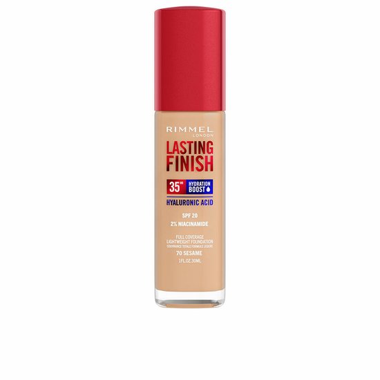 Rimmel Lasting Finish 35HR Hyaluronic Acid Foundation - 070 Sesame