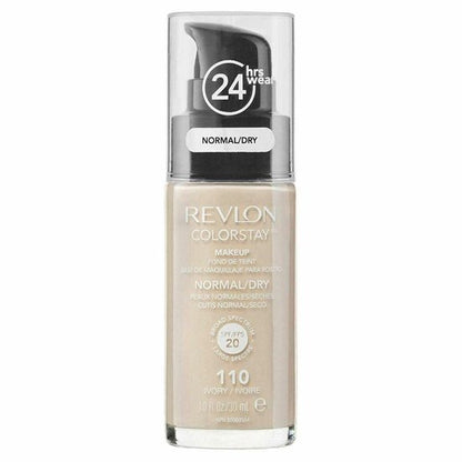 Revlon Colorstay Foundation With Pump - 110 Ivory (Dry Skin)