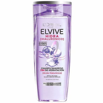 Vochtinbrengende Shampoo L'Oreal Make Up Elvive Hidra Hyaluronzuur (370 ml)