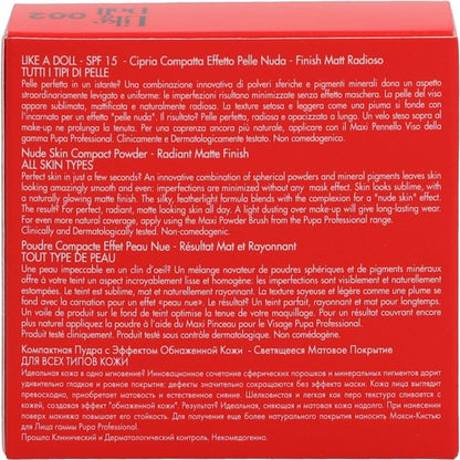 Pupa - Like A Doll Compact Powder - 002 Sublime Nude