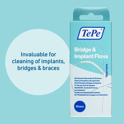 TePe Bridge & Implant Floss 30 stuks