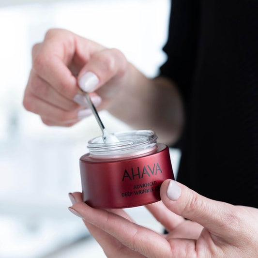 AHAVA Geavanceerde Rimpelcrème | Intensieve Hydratatie & Anti-Rimpel | Verzacht Gezichtscontouren | Vegan & Vrij van Alcohol en Parabenen | Anti-Aging