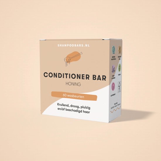 ShampooBars - Conditioner Bar Honing Krullend & Droog Haar - 60g