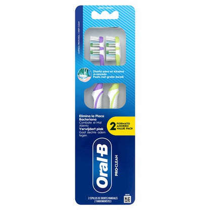 Oral-B Tandenborstel Pro-Clean 2 stuks