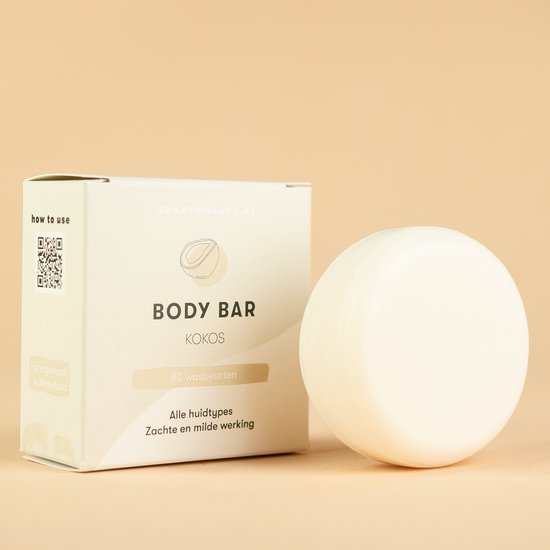 ShampooBars - Body Bar Kokos Alle Huidtypes - 60g
